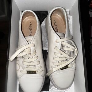 Valentino Women's Cream Sneakers